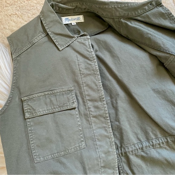 Madewell Army Green Utility Vest - Picture 6 of 7
